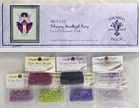 Mirabilia February Amethyst Fairy Embellishments