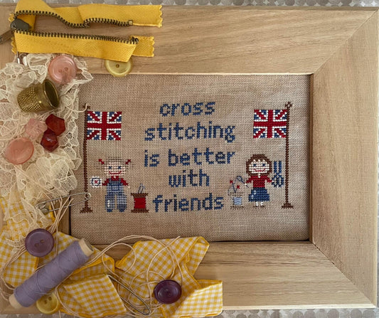 Cross Stitch is Better with Friends