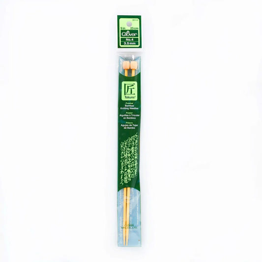 Bamboo No. 4 9 inch Knitting Needles