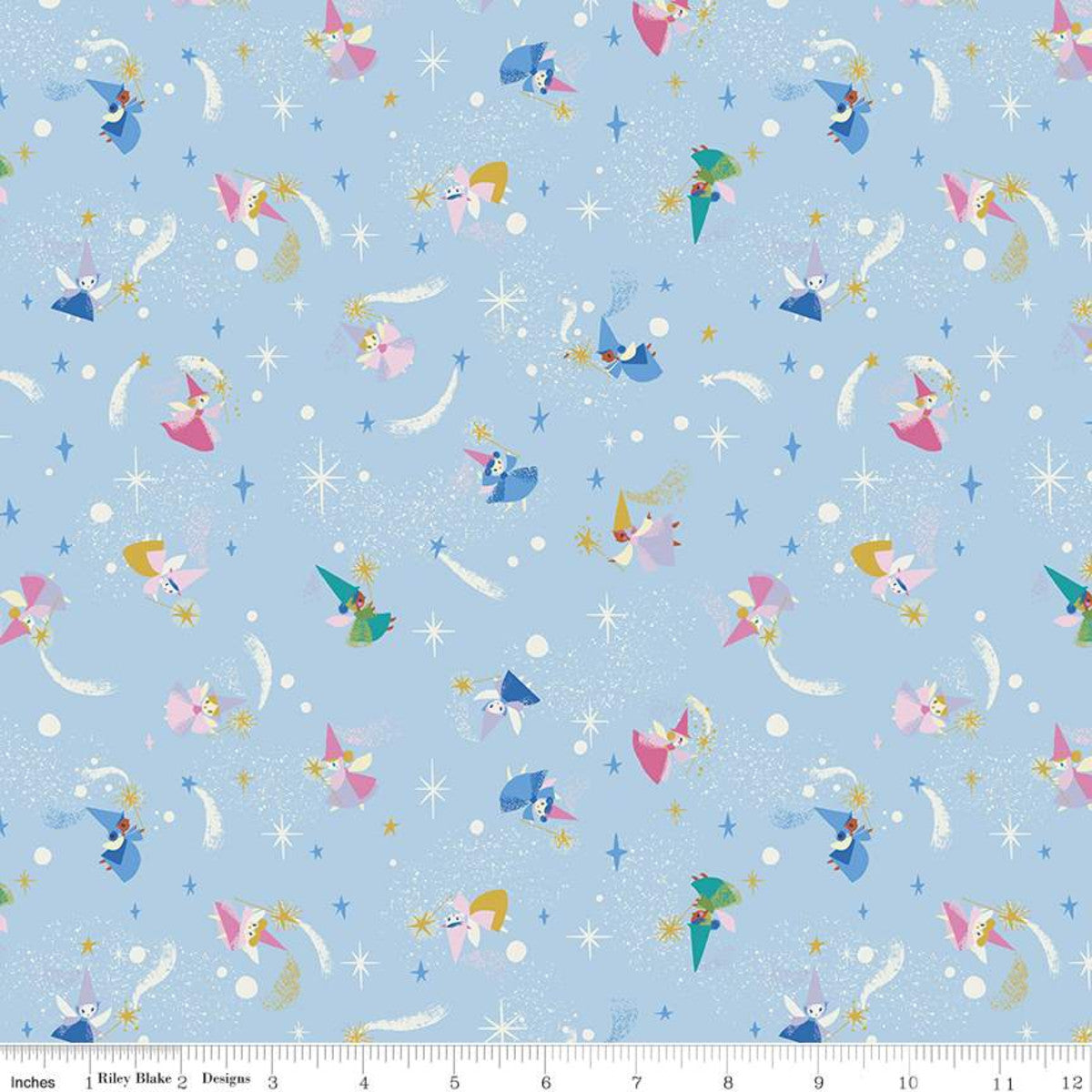Little Brier Rose Fairies Blue Sparkle
